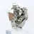 Spécimen minéralogique de pyrite octaédrique du Pérou