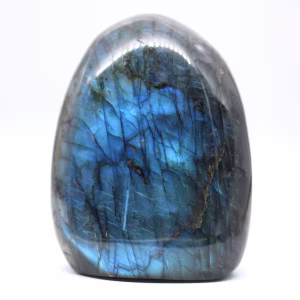 Minéral Labradorite de Madagascar en Forme Libre d'Ornement