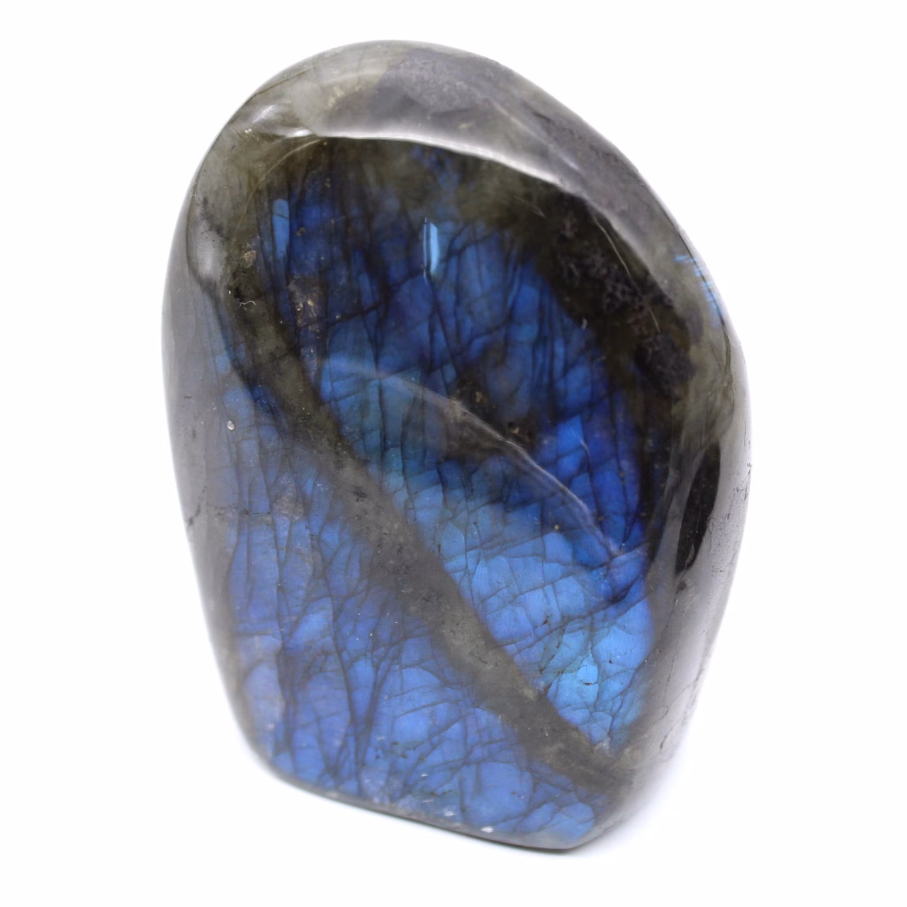 Ornement Minéral Labradorite Polie Origine Madagascar