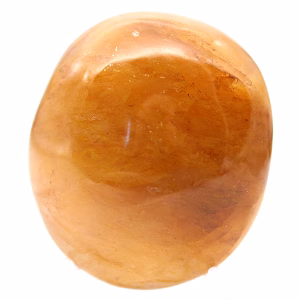 Galet jaune en quartz malgache pour décoration minérale