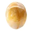 Pierre naturelle : galet de quartz jaune de Madagascar - 1