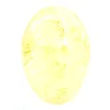 Galet de quartz jaune malgache, pierre polie de collection - 0