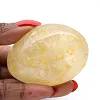 Galet de quartz jaune malgache, pierre polie de collection - 2