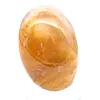 Galet de quartz jaune de Madagascar aux formes arrondies - 1