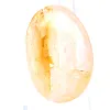 Galet de quartz jaune de Madagascar à finition polie - 0