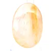 Galet de quartz jaune de Madagascar à finition polie - 1