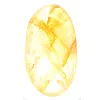 Galet de quartz jaune malgache pour collection de pierres - 1