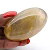 Galet arrondi en quartz jaune naturel de Madagascar - 2