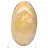 Galet arrondi en quartz jaune naturel de Madagascar