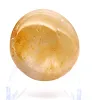 Galet de quartz jaune de Madagascar pour vitrine minéralogique - 1