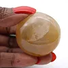 Galet de quartz jaune de Madagascar pour vitrine minéralogique - 2