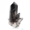 Cristal de quartz morion du Brésil sur socle acrylique, collection - 3