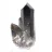 Cristal de quartz morion du Brésil sur socle acrylique, collection