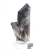 Pointe de quartz morion naturel du Brésil sur support acrylique - 4
