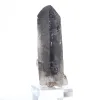 Pointe de quartz morion naturel du Brésil sur support acrylique - 6