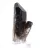 Pointe de quartz morion naturel du Brésil sur support acrylique