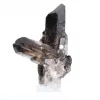 Prisme de quartz morion du Brésil, spécimen sur socle acrylique - 2