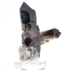 Prisme de quartz morion du Brésil, spécimen sur socle acrylique - 4