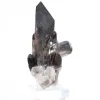 Prisme de quartz morion du Brésil, spécimen sur socle acrylique - 5