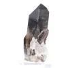Fin cristal de quartz morion brésilien sur socle, à collectionner - 3
