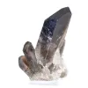Fin cristal de quartz morion brésilien sur socle, à collectionner - 4