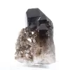Quartz morion du Brésil, cristal noir naturel monté sur socle - 6
