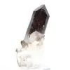 Cristal de quartz noir morion, origine Brésil, livré avec socle - 3