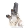 Cristal de quartz noir morion, origine Brésil, livré avec socle - 4