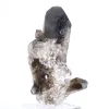Pointe de quartz morion du Brésil à poser, montée sur socle - 4