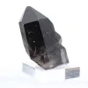 Petit cristal de quartz morion naturel du Brésil sur socle acrylique - 5