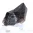 Petit cristal de quartz morion naturel du Brésil sur socle acrylique