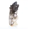 Quartz morion du Brésil, cristal sombre sur socle en acrylique - 3