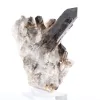 Quartz morion du Brésil, cristal sombre sur socle en acrylique - 4