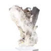Quartz morion du Brésil, cristal sombre sur socle en acrylique - 6