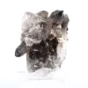 Cristal de quartz morion d'origine brésilienne, présentoir acrylique - 5