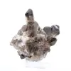 Cristal de quartz morion du Brésil, minéral noir monté sur socle - 2