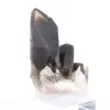 Spécimen cristallin de quartz morion du Brésil, socle acrylique inclus - 2