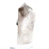 Quartz morion du Brésil, petite pointe cristallisée sur socle - 4
