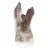 Cristal de quartz morion brésilien au port élancé, monté sur socle