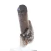 Quartz morion du Brésil petit format, fine pointe avec socle - 6