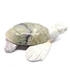 Tortue sculptée en stéatite naturelle de Bolivie - 1
