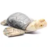 Tortue en pierre de stéatite sculptée de Bolivie - 1