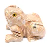 Grenouille sculptée en stéatite de Bolivie - 1