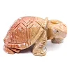 Figurine de tortue en stéatite naturelle de Bolivie - 3