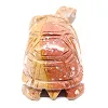Figurine de tortue en stéatite naturelle de Bolivie - 4
