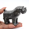 Chien sculpté en stéatite naturelle de Bolivie - 0