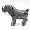 Chien sculpté en stéatite naturelle de Bolivie - 1