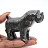 Chien sculpté en stéatite naturelle de Bolivie