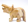 Tricératops en stéatite naturelle de Bolivie - 1