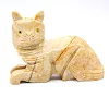 Chat sculpté en stéatite de Bolivie - 1
